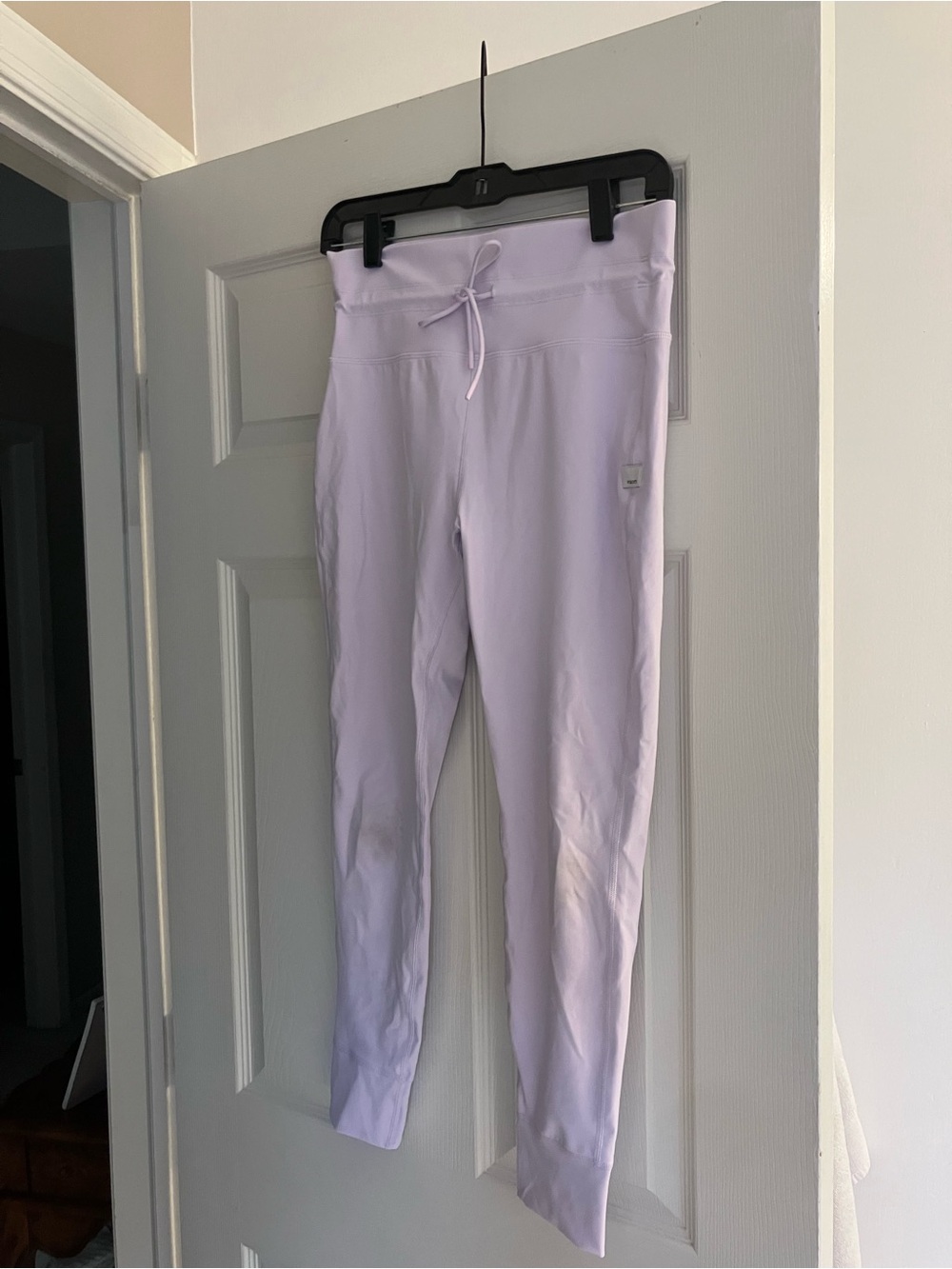 Vuori Daily Legging, Lilac Drawstring, Size Large L